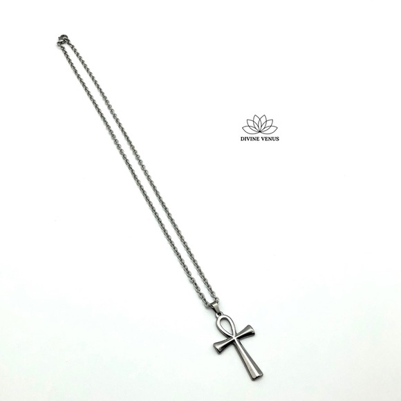 Ankh Necklace | Stainless Steel | Unisex - Picture 5 of 11